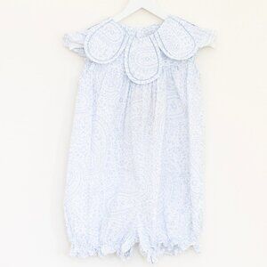 Sophie & Lucas Petal Collar Paisley Playsuit / 2T